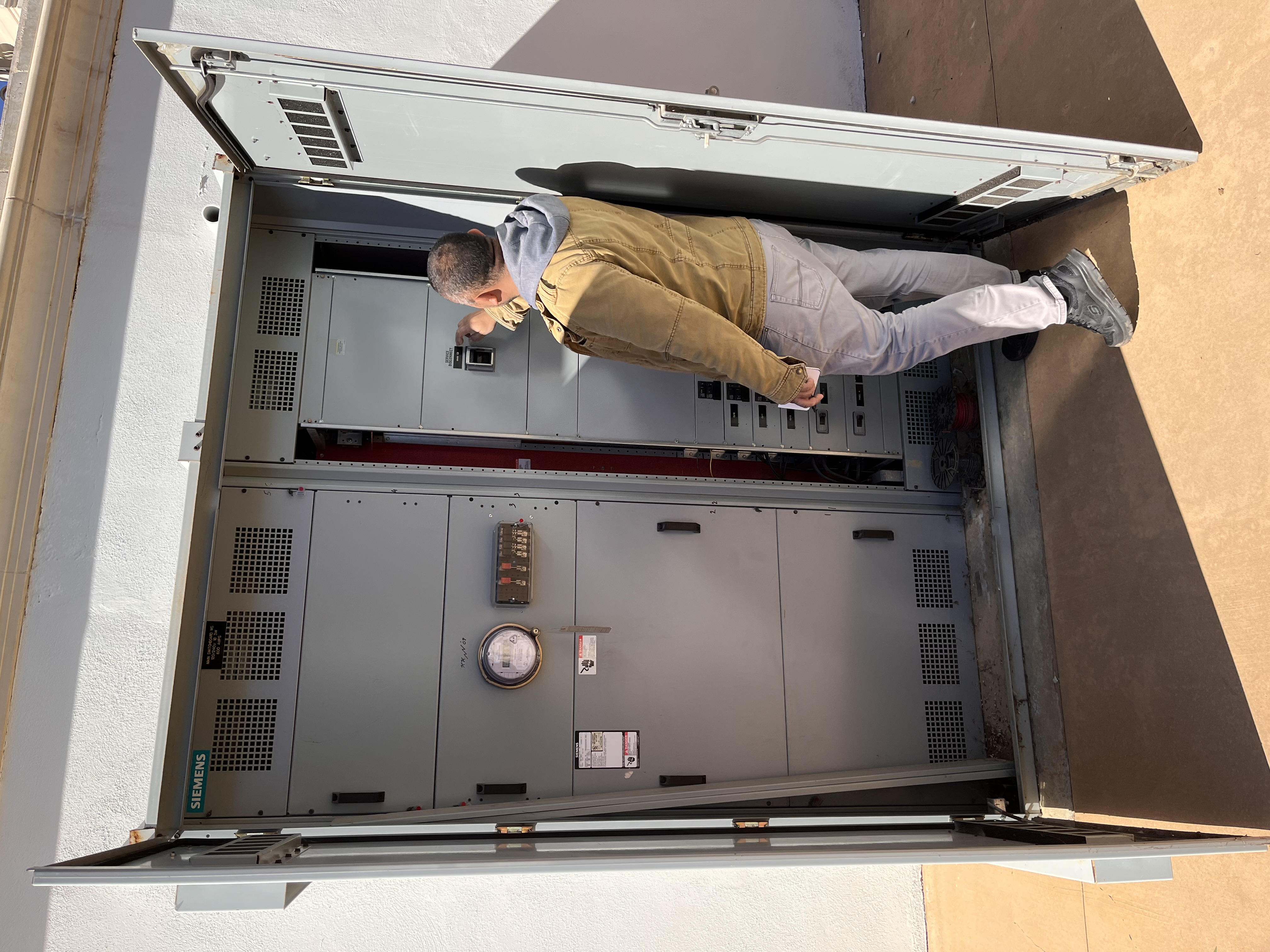 Technician Working